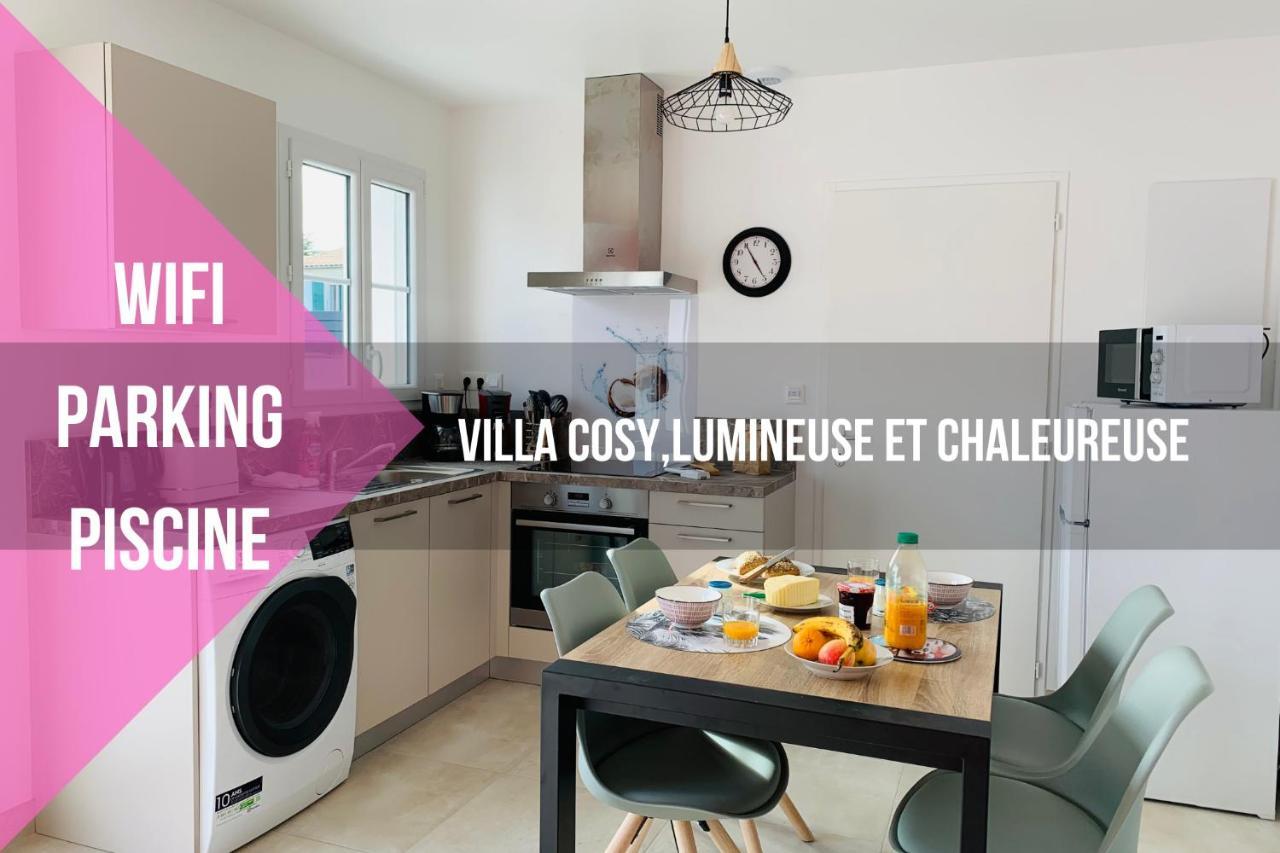 Le Mousse Maison Avec Piscine/Parking/Wifi/Plages 5Kms 莱马特 外观 照片