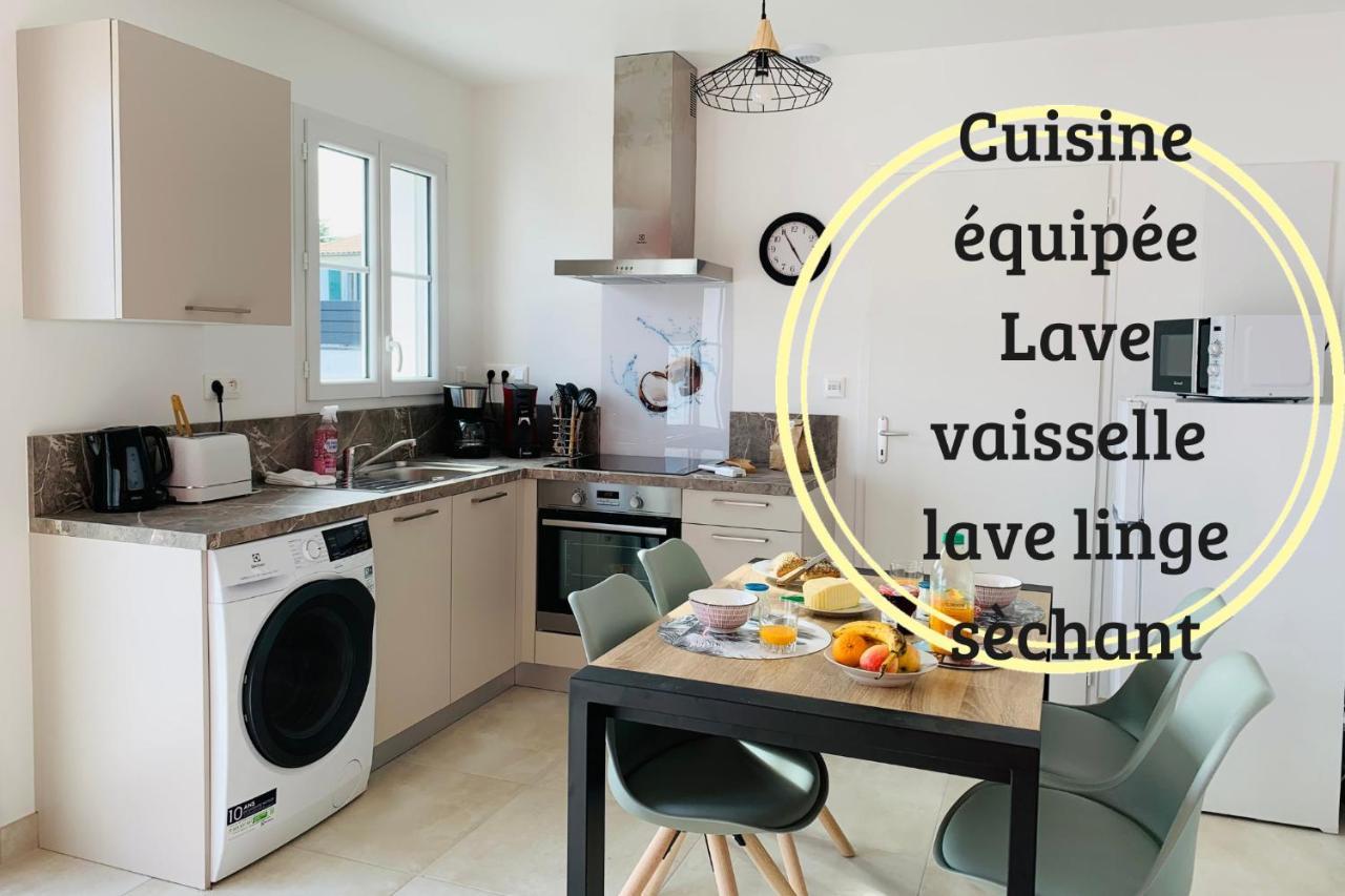 Le Mousse Maison Avec Piscine/Parking/Wifi/Plages 5Kms 莱马特 外观 照片