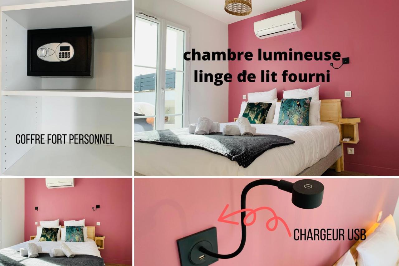 Le Mousse Maison Avec Piscine/Parking/Wifi/Plages 5Kms 莱马特 外观 照片