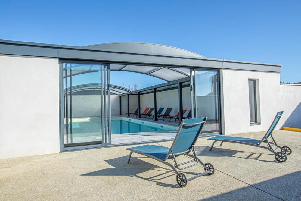 Le Mousse Maison Avec Piscine/Parking/Wifi/Plages 5Kms 莱马特 外观 照片